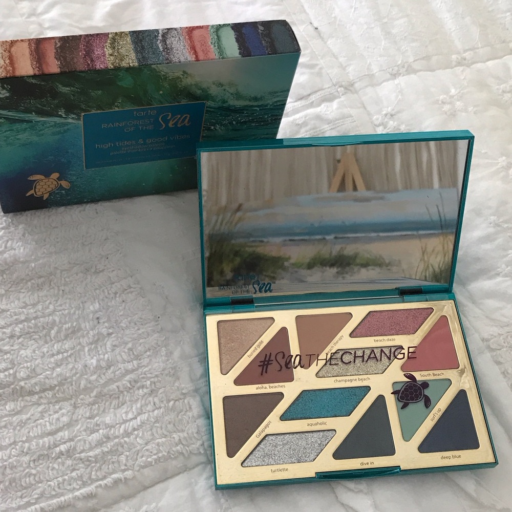 Limited Edition Tarte High Tides & Good Vibes Eyeshadow Palette NIB